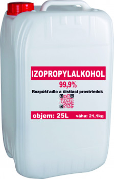 ISOPROPANOL 99,9 % 25L kanister