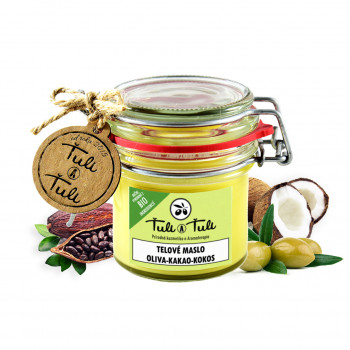 Prírodné telové maslo oliva-kakao-kokos  85ml