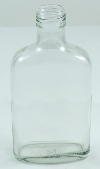 Sklenená bezfarebná fľaša Malaga 0,2 L