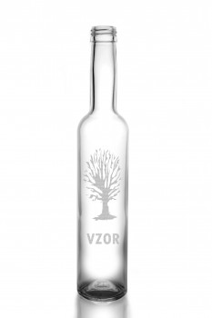 Sklenená bezfarebná fľaša Sandnes 0,35L