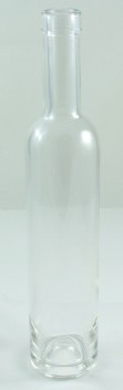 Sklenená bezfarebná fľaša Zaragoza 0,375 L