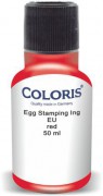 Coloris farba na vajíčka, červená, 50ml